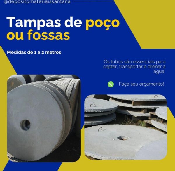 Tampas de poço ou fossas